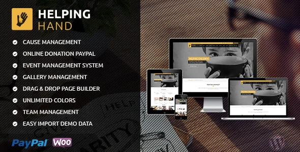 HelpingHand – Charity/Fundraising WordPress Theme