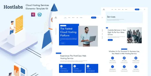 Hostlabs – Cloud Hosting Services Elementor Template Kit