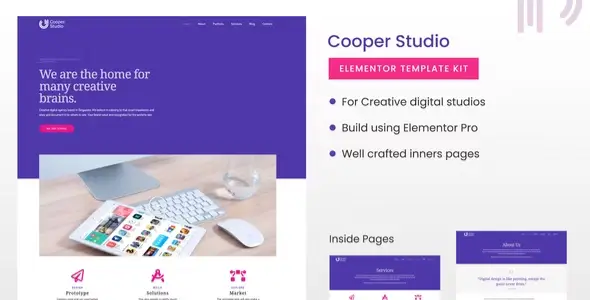 Cooper Studio Elementor Template Kit